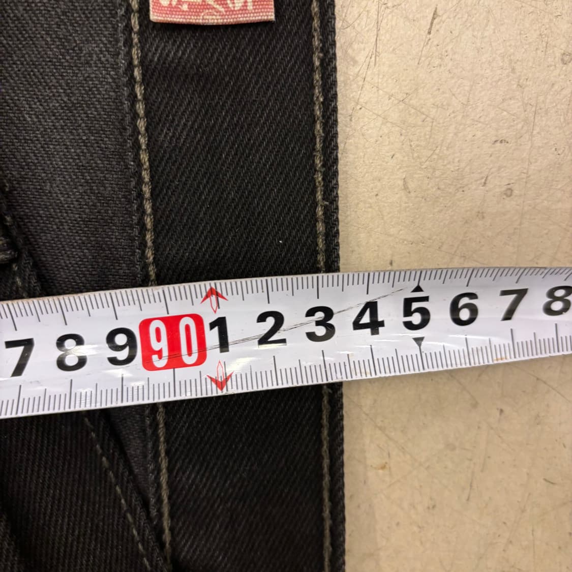 리바이스 505 블랙 데님 팬츠 상품이미지5