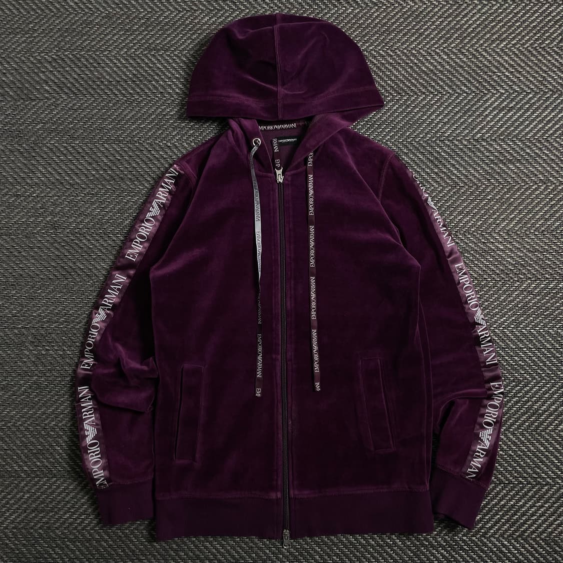 아르마니 y2k 아카이브 벨벳 후디 자켓y 4221 상품이미지2