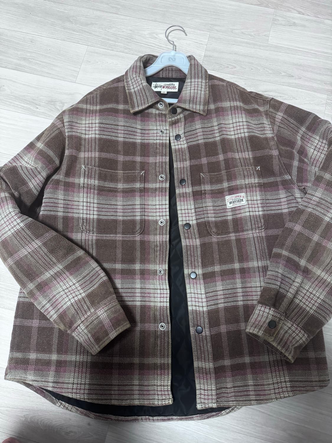 스투시 워크기어 셔츠 자켓 m 상품이미지1