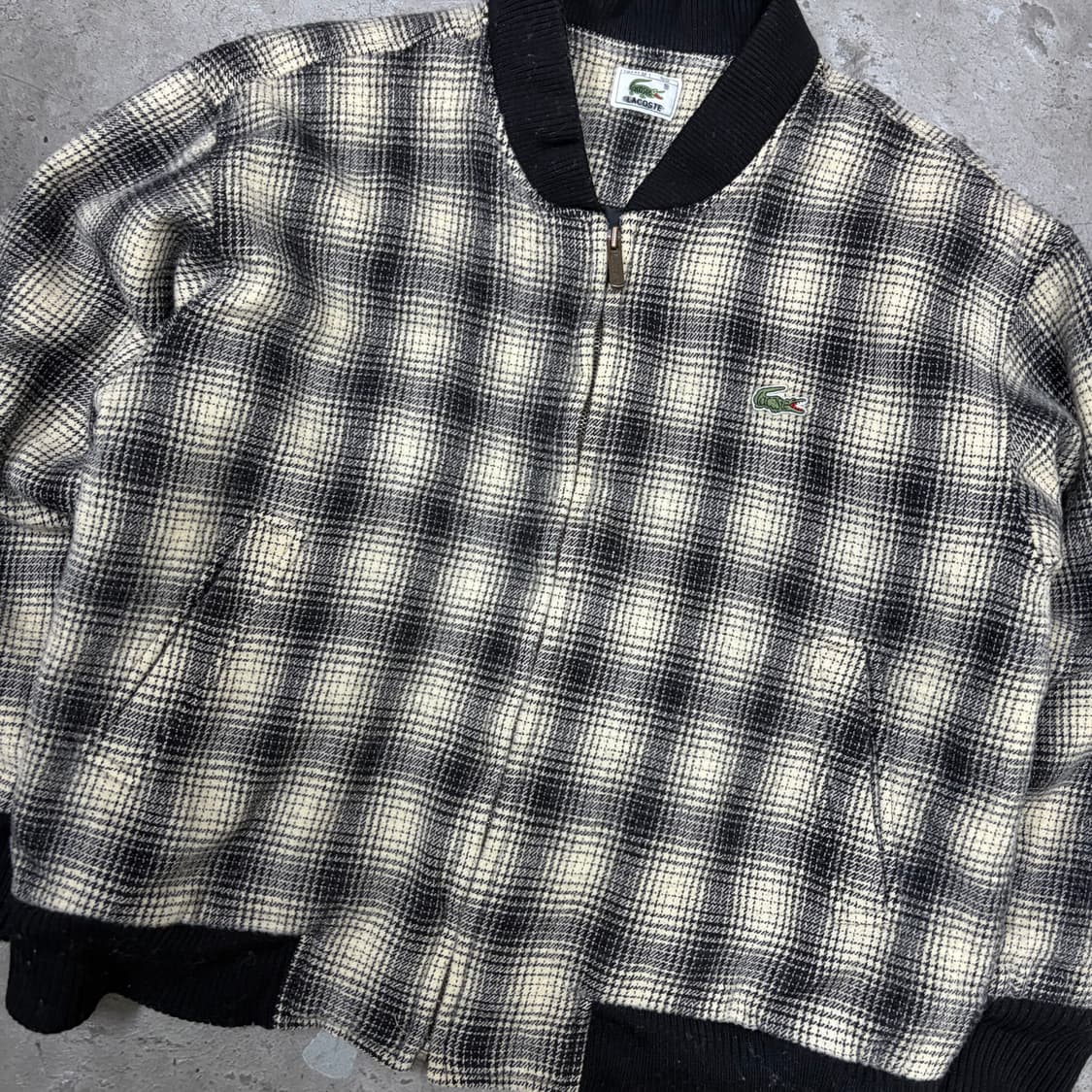 라코스테 울 체크 자켓[2422] 상품이미지4