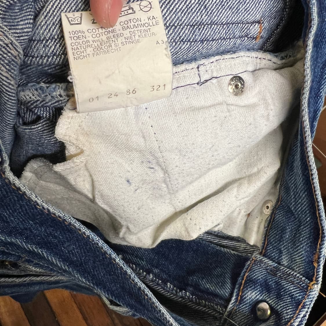 리바이스 오렌지탭 80s 31x34 Size (29인치) 상품이미지7