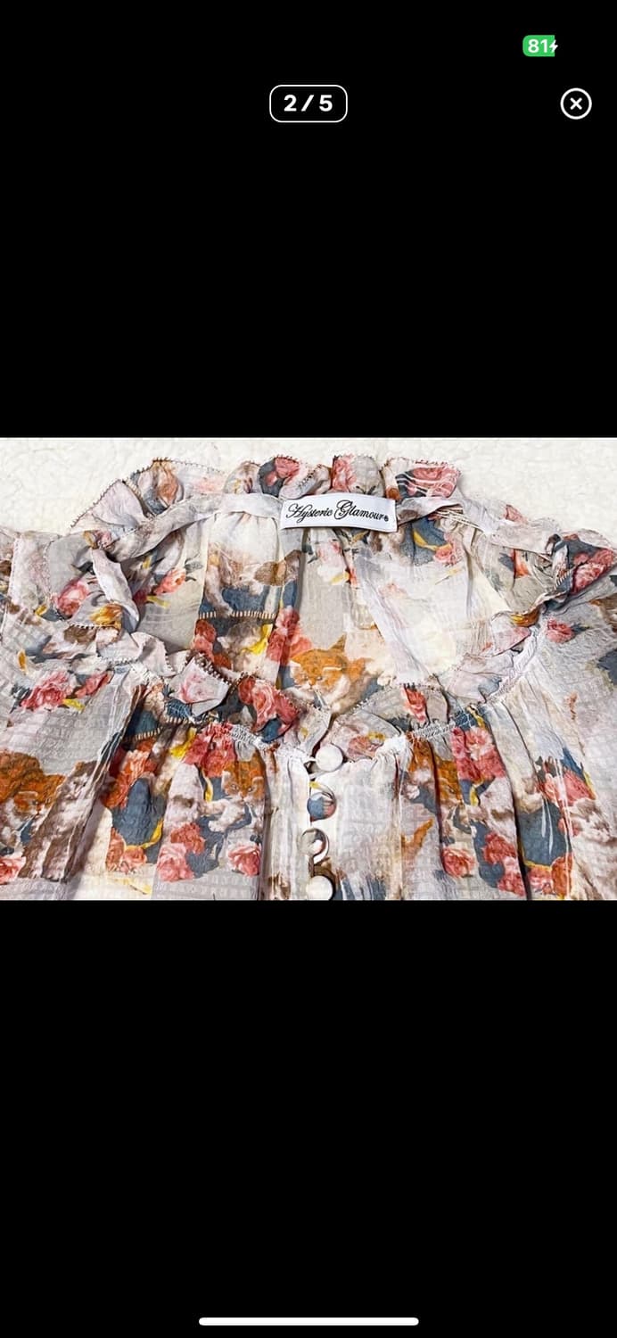 hysteric glamour cat blouse 상품이미지2