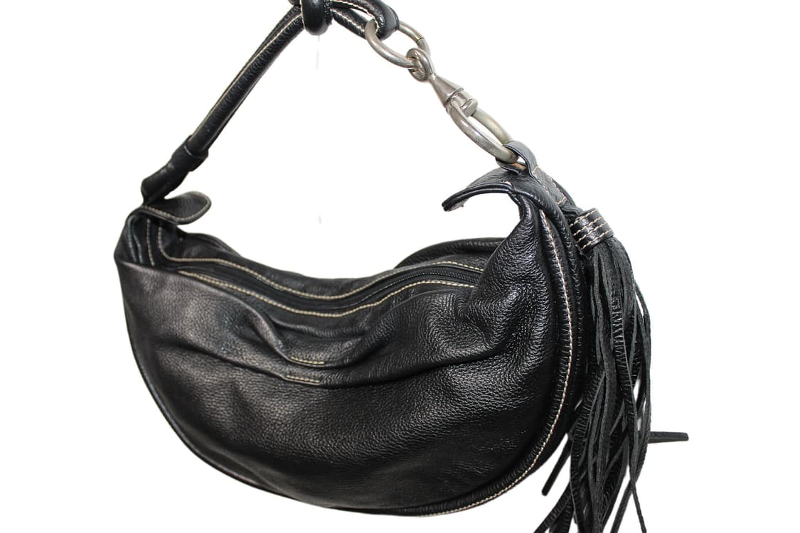 2000s ITALY OKI-DOKI 오키도키 레더 하프문백 상품이미지3