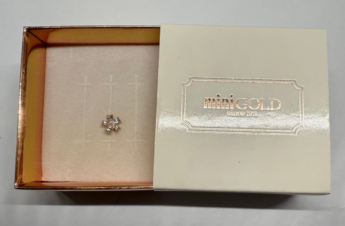 [급처,새상품]미니골드 14k 금 피어싱 상품이미지3