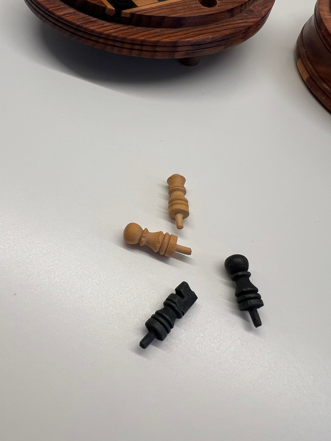 빈티지 라운드 원목 체스게임 상품이미지8