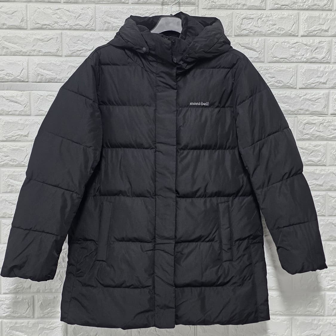 택포// 24s 몽벨 여성 롱패딩 블랙 L(100) 상품이미지1