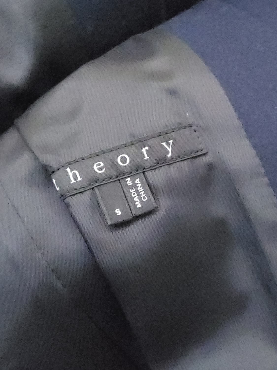 theory 네이비 남성용 겨울 코트 s 상품이미지4