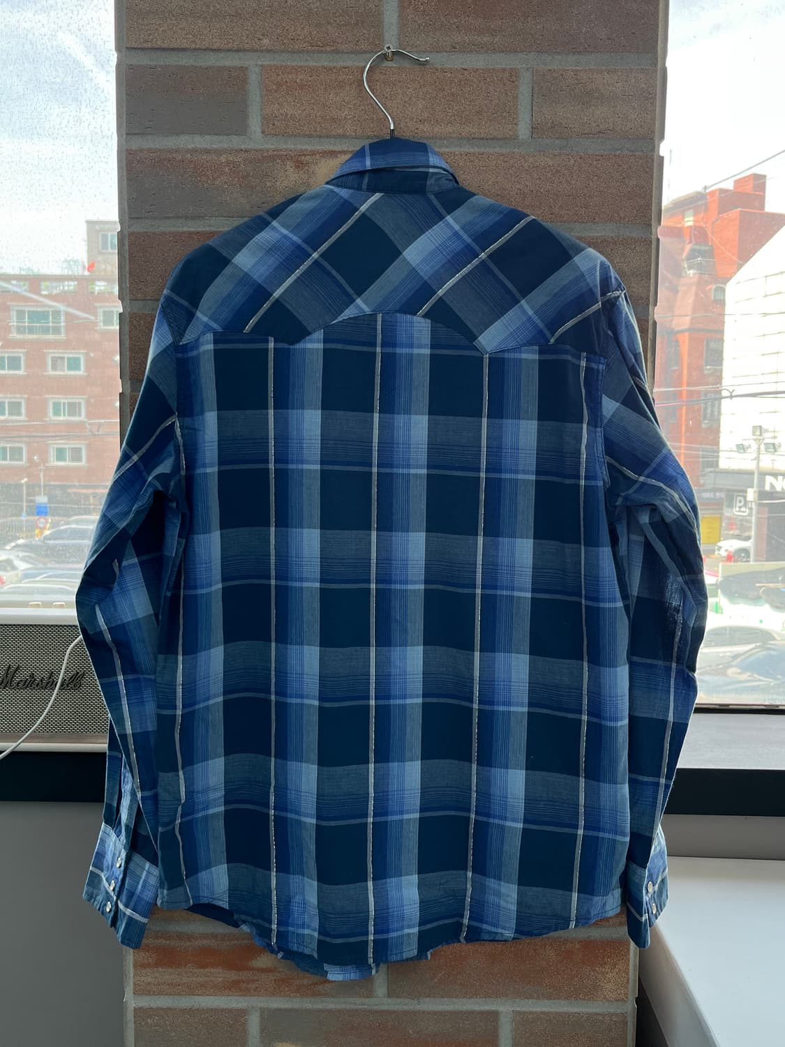 랭글러 웨스턴 체크 셔츠 상품이미지6