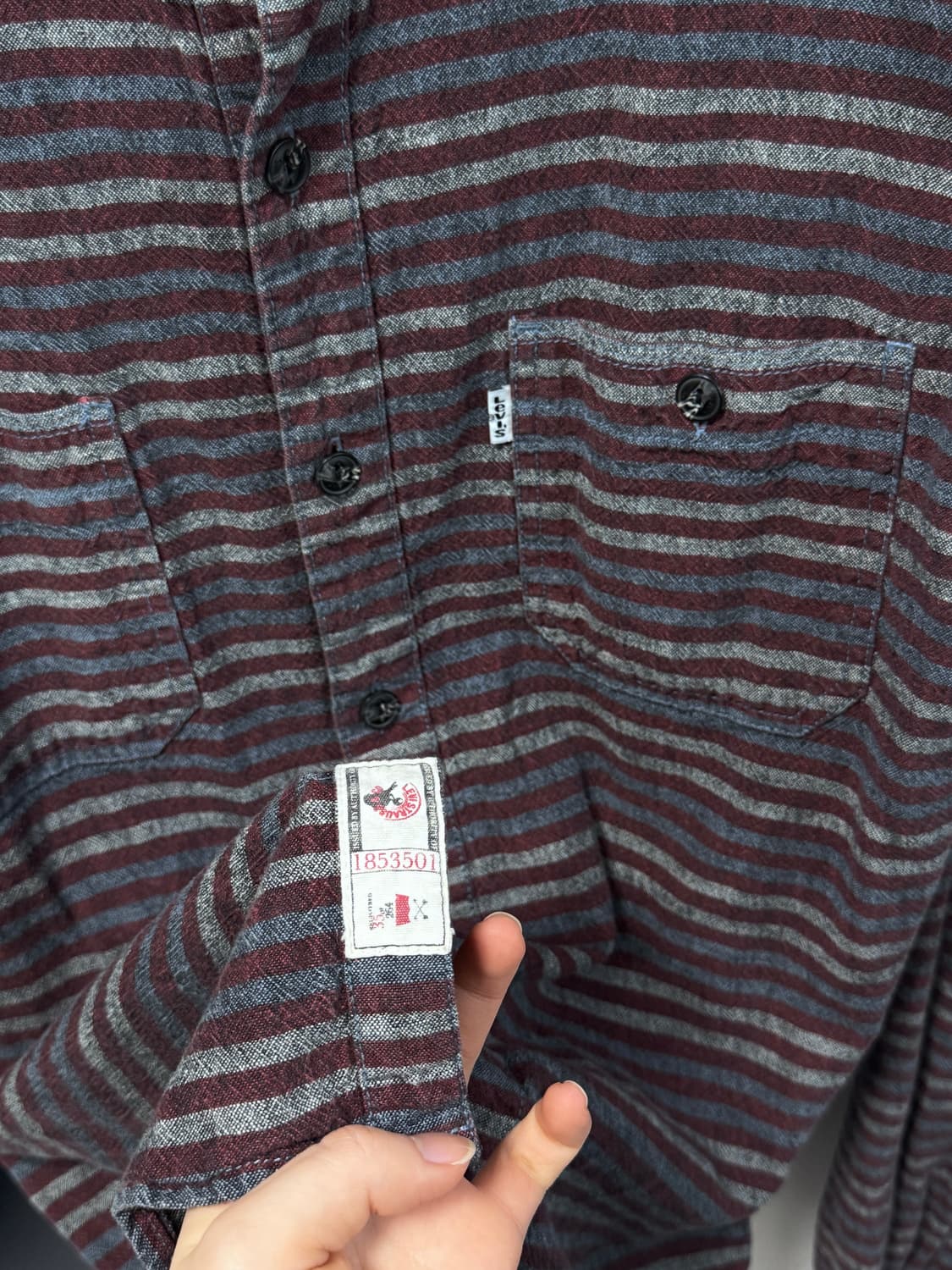 리바이스 빈티지 스트라이프 셔츠 상품이미지2