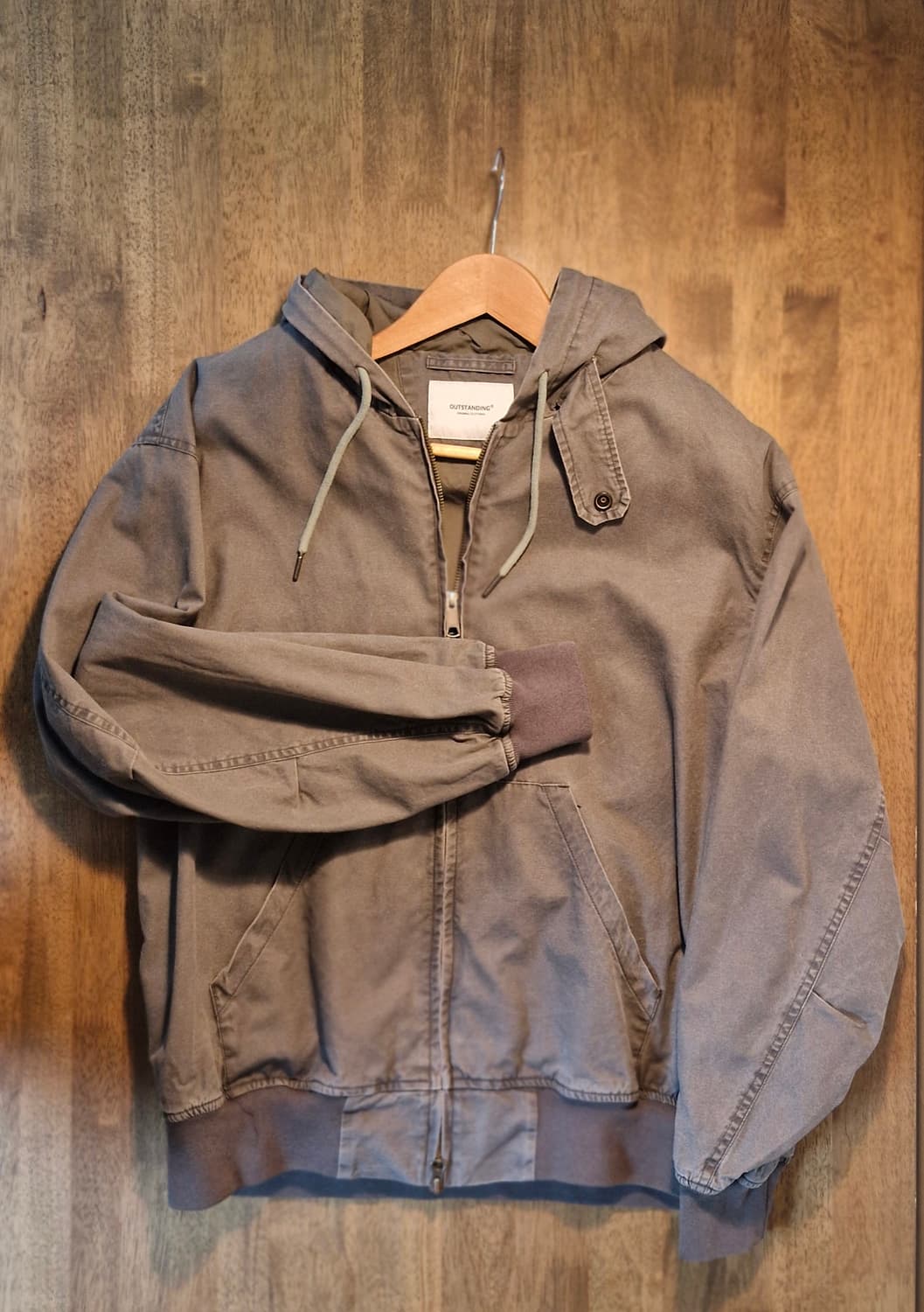 아웃스탠딩 VINTAGE WASHING CANVAS HOOD 상품이미지1