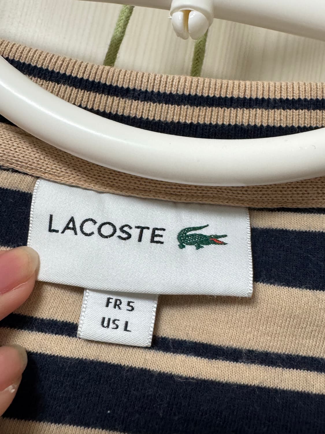 라코스테 베이지 맨투맨 S (SH920E-18C) 상품이미지6