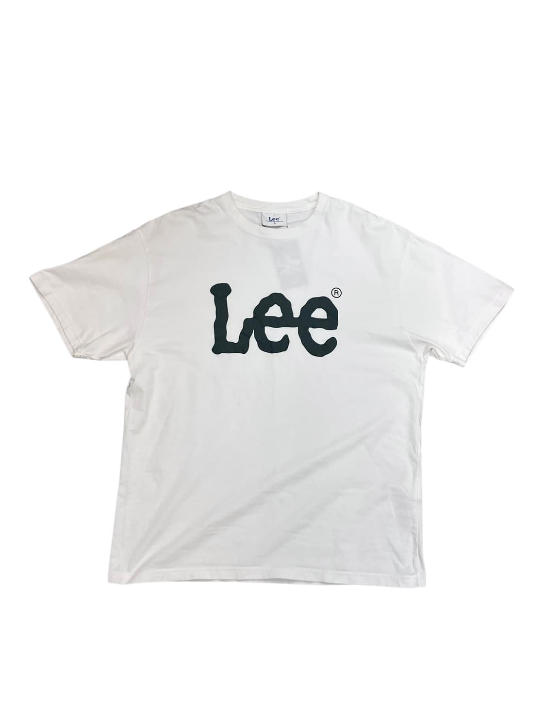 Lee 빅로고 반팔 티셔츠 화이트 M #csz3020 상품이미지3