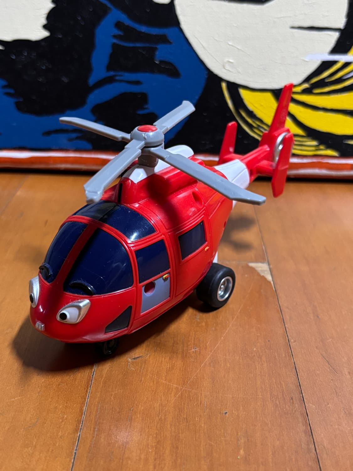 꼬마버스 타요 에어 헬리콥터 장난감 피규어 인테리어 소품 디오라마 상품이미지1