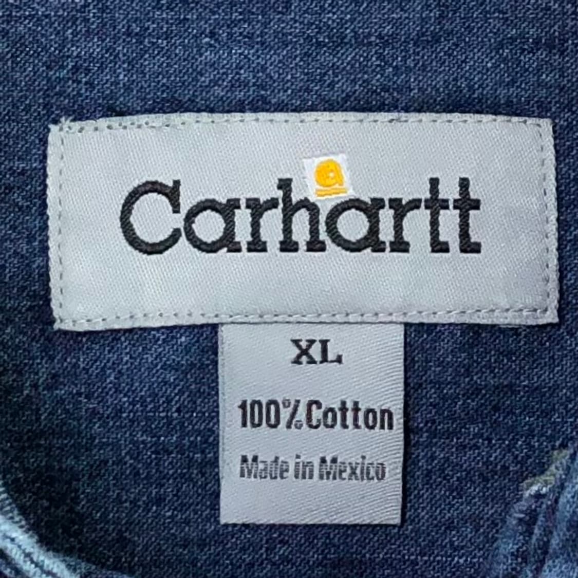 XL 칼하트 데님 셔츠 상품이미지3