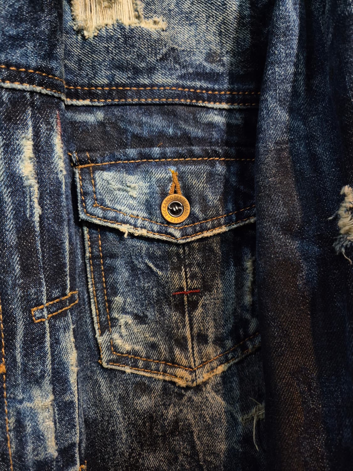 버커루 빈티지 데님 자켓 XXL 상품이미지9