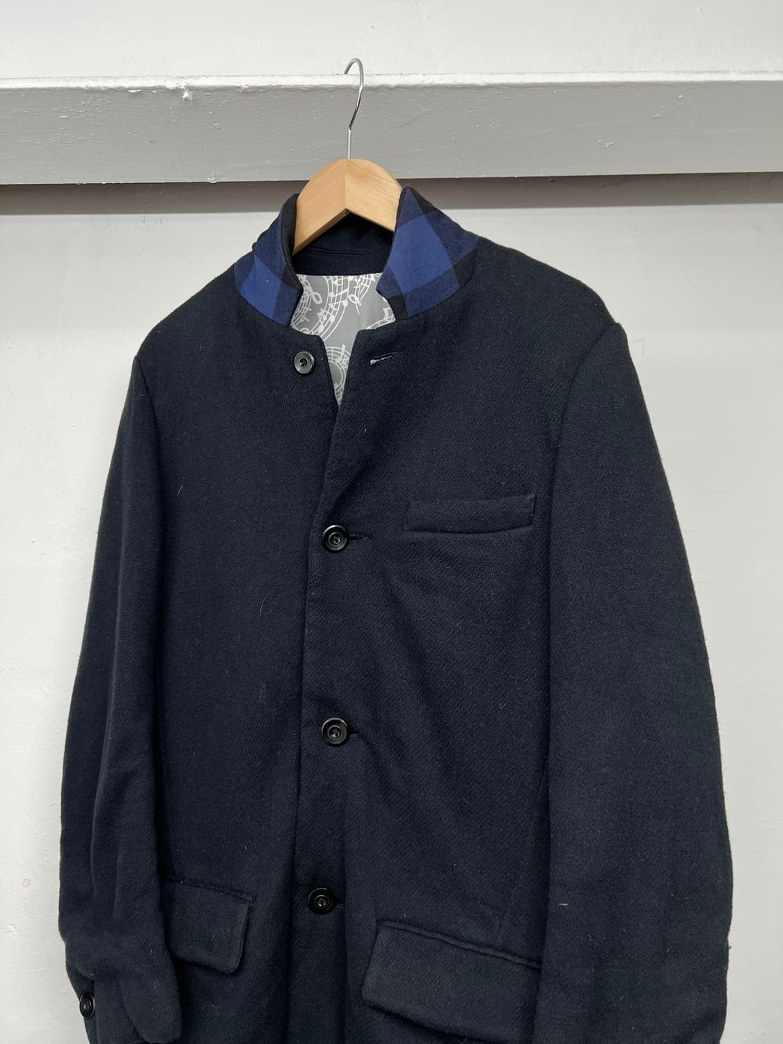 넘버나인 뮤직 플란넬 코트 상품이미지3