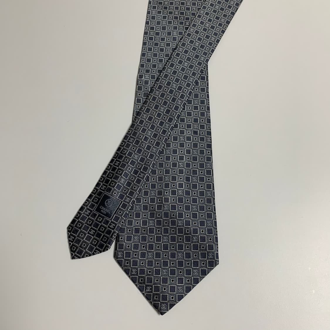 샤넬(CHANEL) 신형 모노그램 명품넥타이 이태리 100실크 최상급 상품이미지3