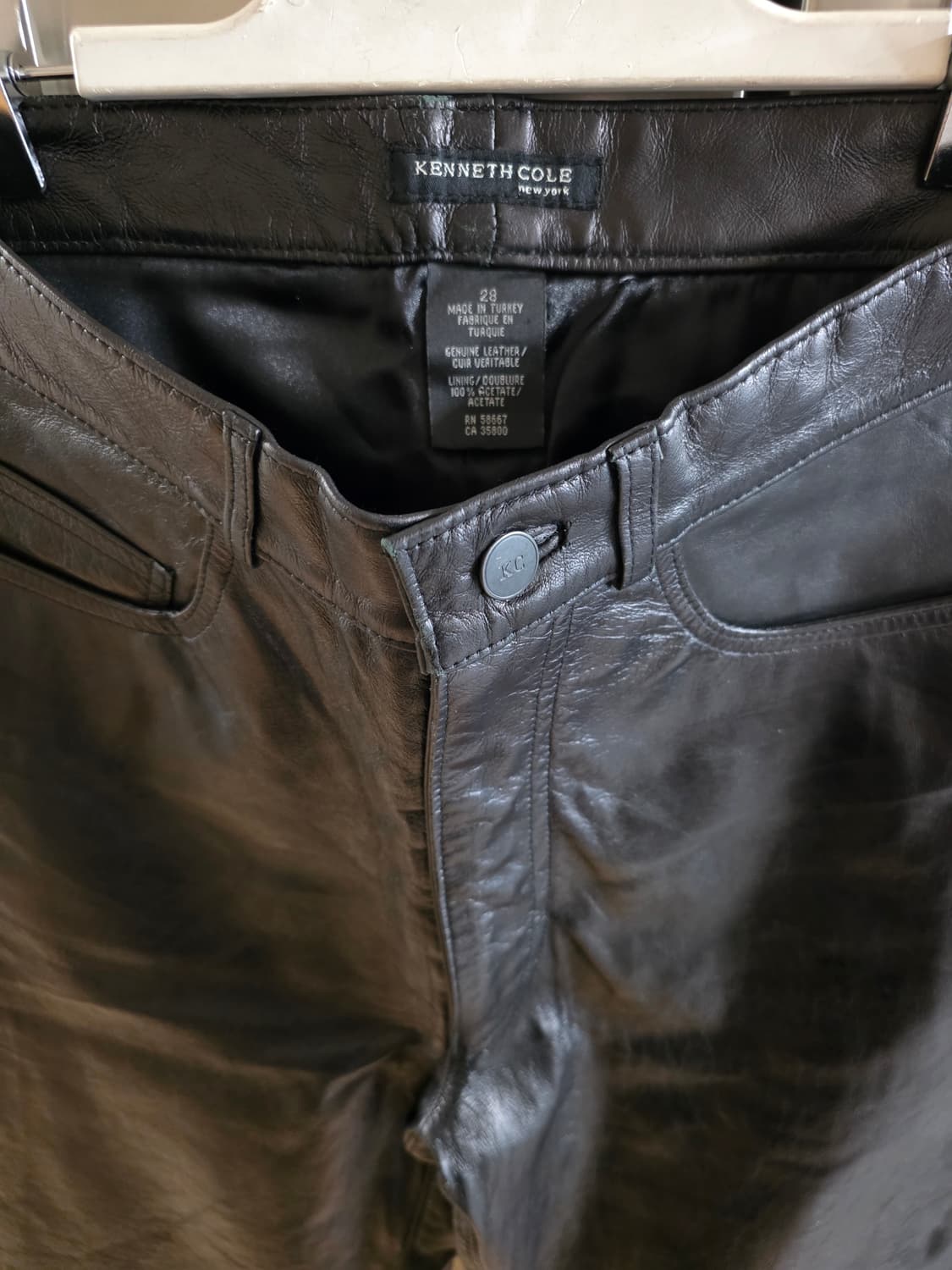 Kenneth Cole leather pants  상품이미지3