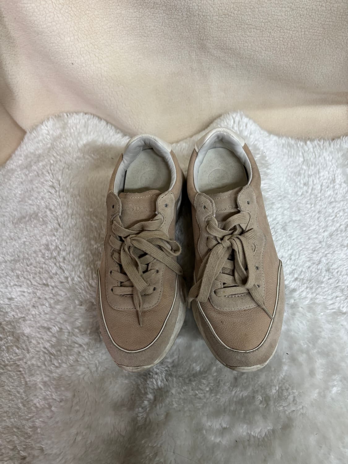 마시모두티(Massimo Dutti) 콘트라스트 레더 스니커즈 상품이미지1