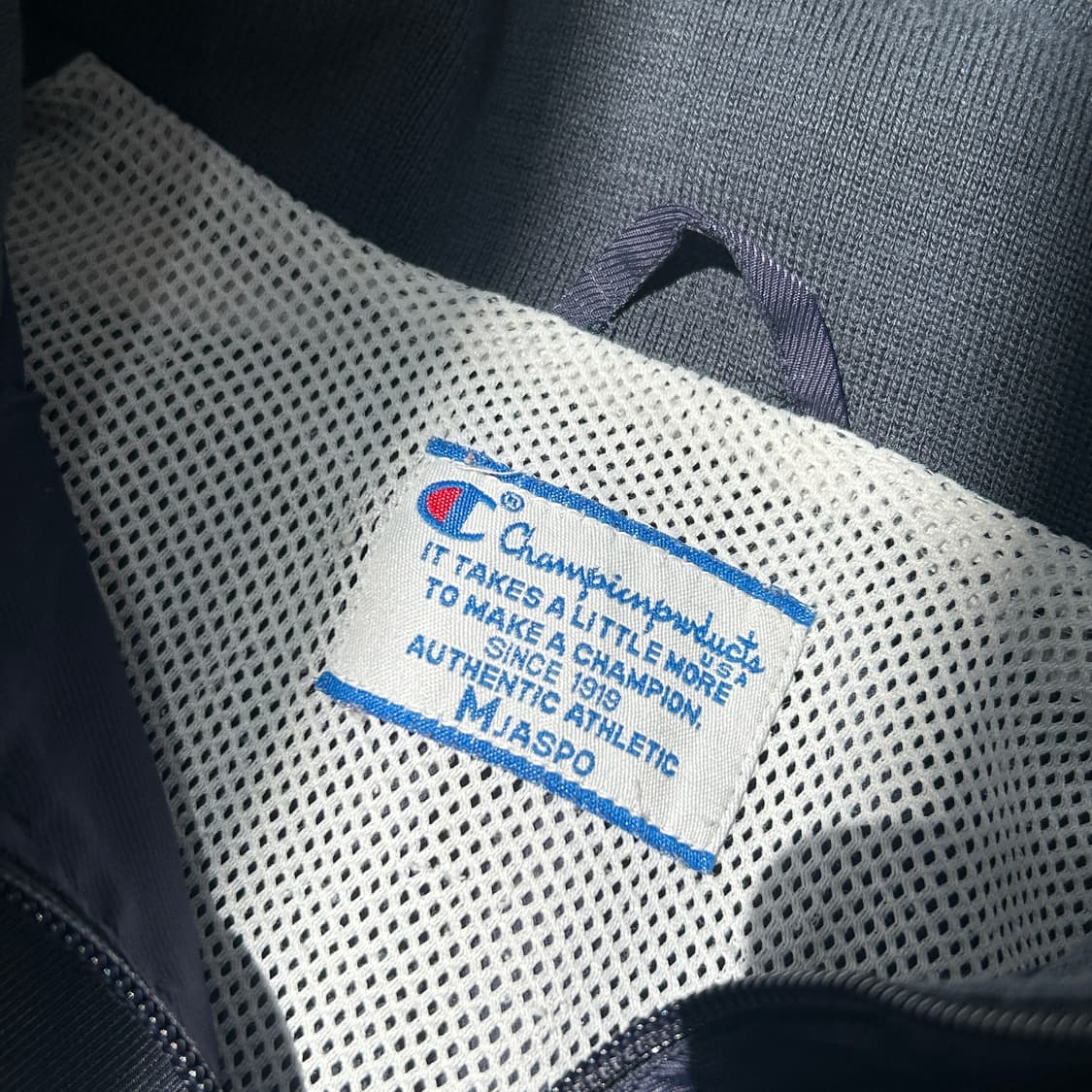 챔피온 올드스쿨 네이비 바람막이 자켓 상품이미지9