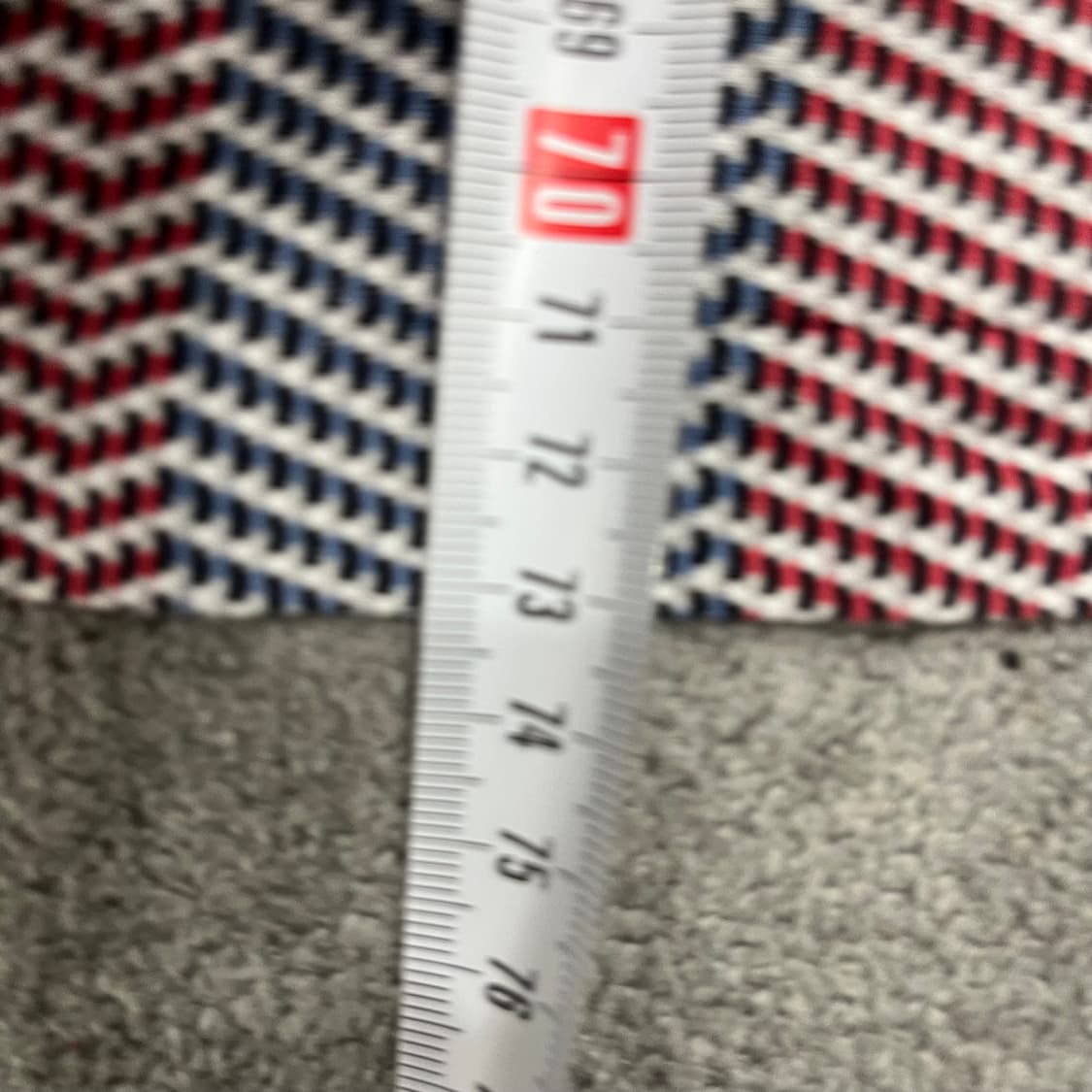 100 미쏘니 90s 멀티컬러 패턴 카라 롱슬리브 상품이미지7