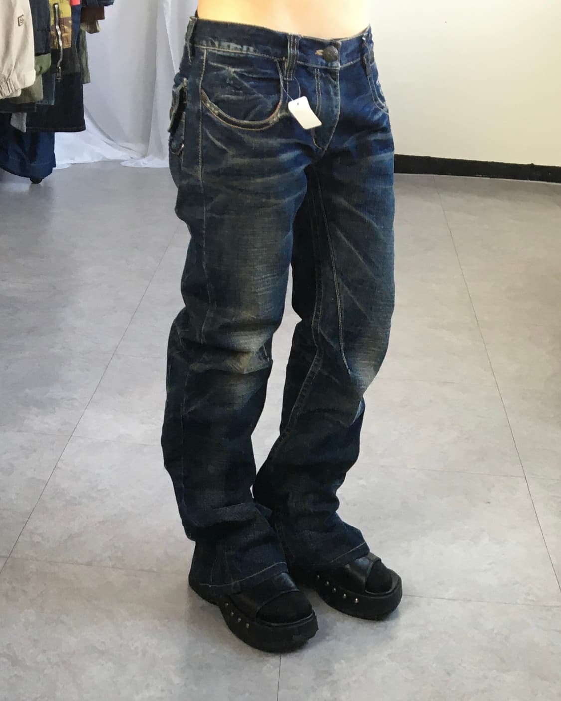 Red pepper washing denim pants 상품이미지8