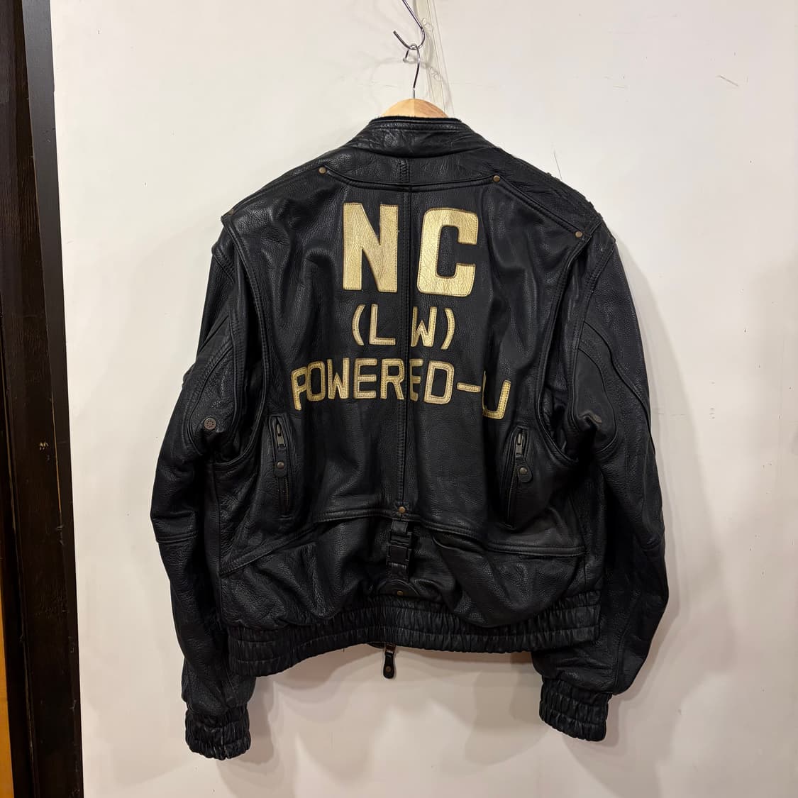 카도야 레더 바이커자켓 상품이미지1