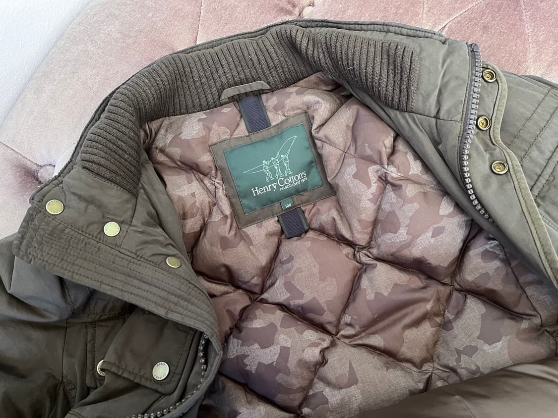 헨리코튼 남성 브라운덕다운필드자켓 100사이즈 상품이미지6