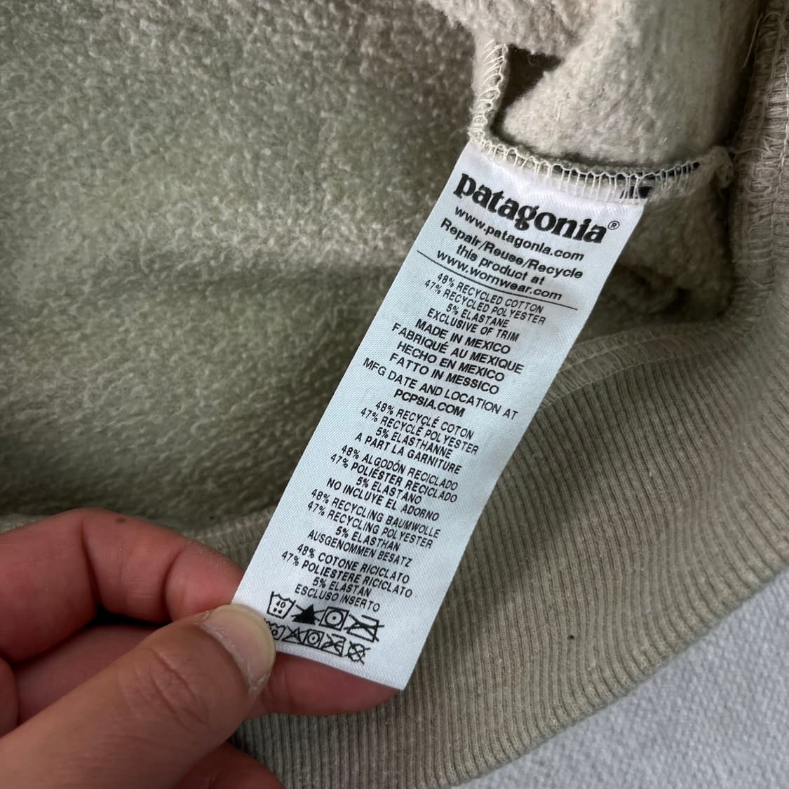 100 파타고니아 피츠로이 베어 맨투맨 상품이미지5