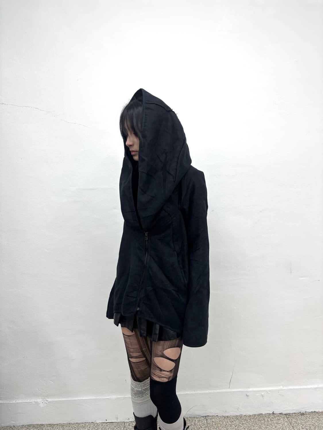Ninja hood leather jacket  상품이미지3