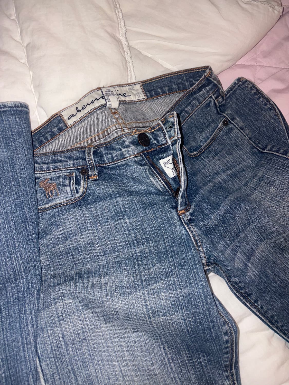 아베크롬비 로우라이즈 부츠컷 빈티지 진 상품이미지2