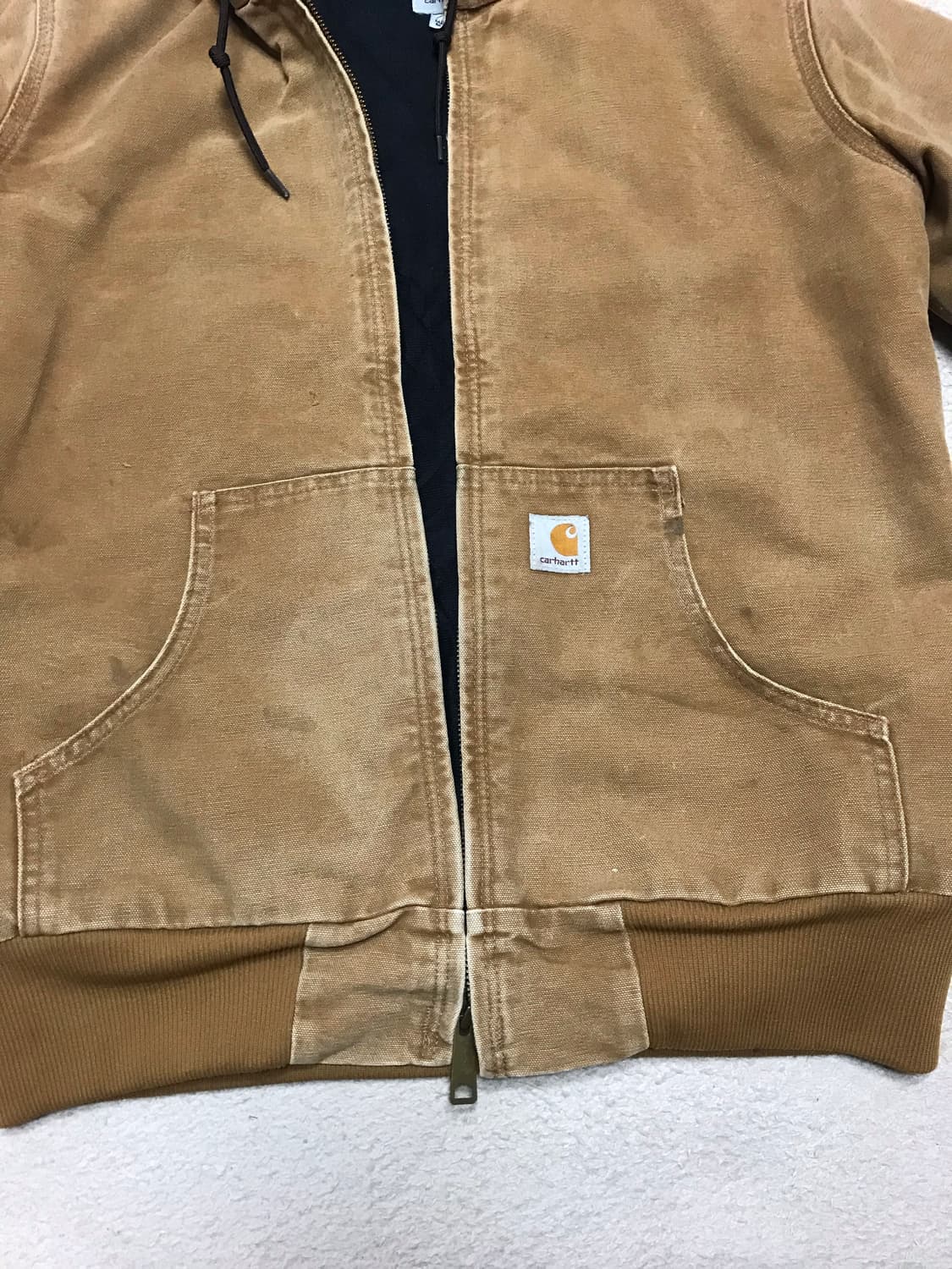 칼하트의 브라운컬러 130 액티브 워크 자켓 S 상품이미지4