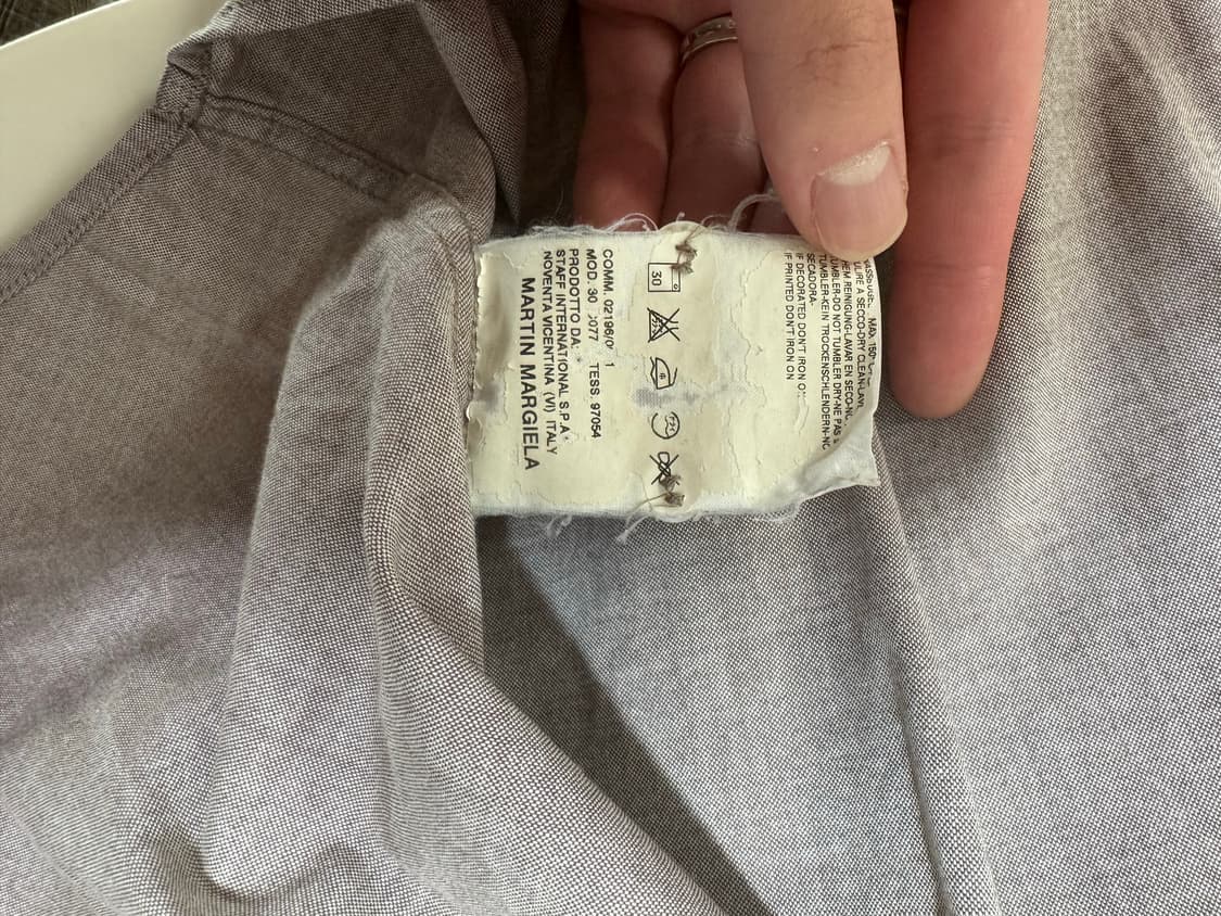 메종 마틴 마르지엘라 반팔 셔츠 판매합니다 상품이미지4