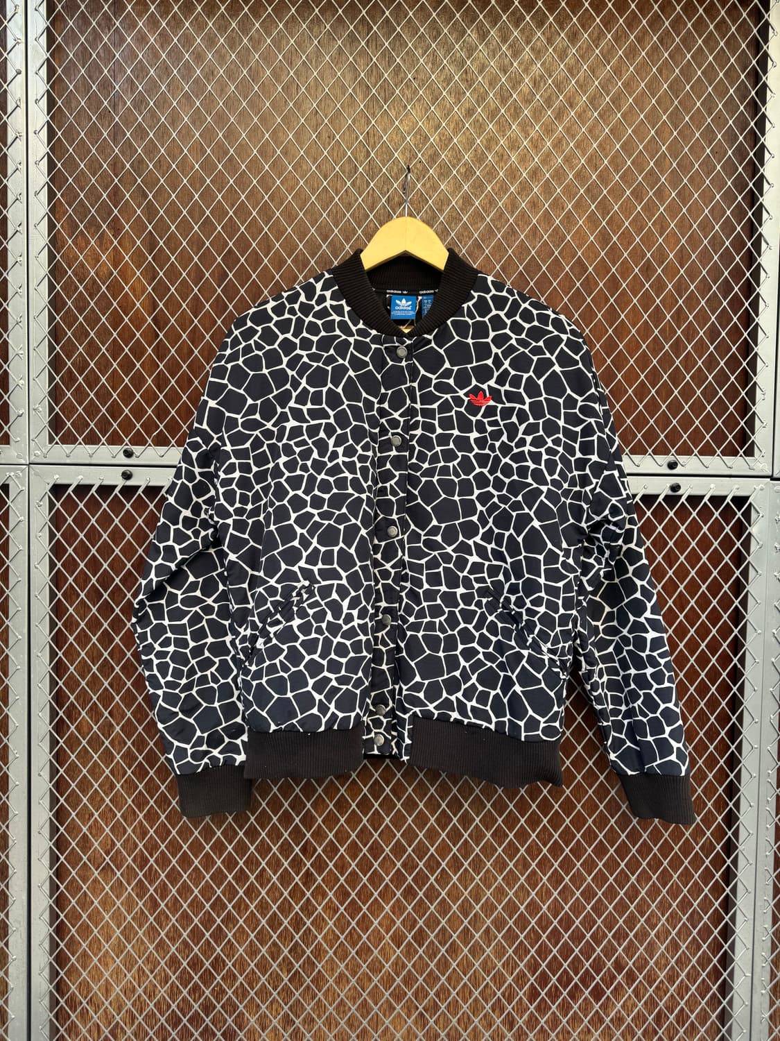 아디다스 애니멀 패턴 블루종 봄버 자켓 M 상품이미지1