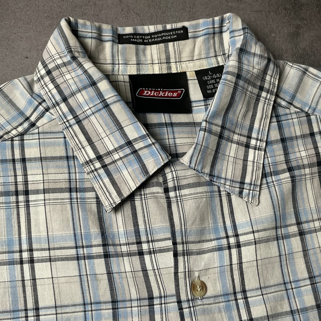 DICKIES 디키즈 빈티지 체크 반팔 워크 셔츠 A00929 상품이미지2