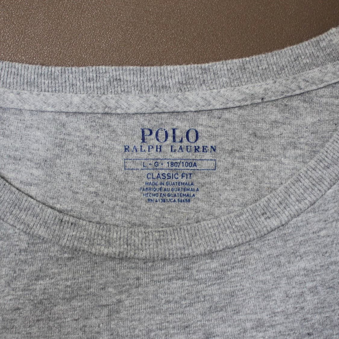 Polo 폴로 빅 로고 그레이 롱 슬리브 상품이미지3