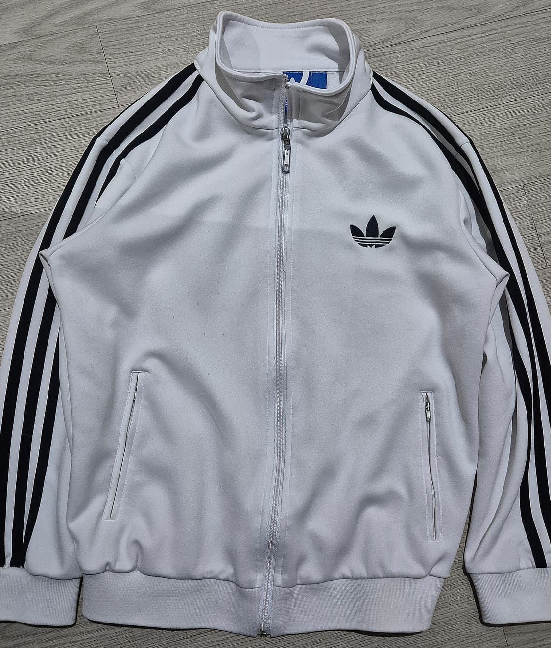 아디다스 파이어버드 져지 화이트 흰검 상품이미지1