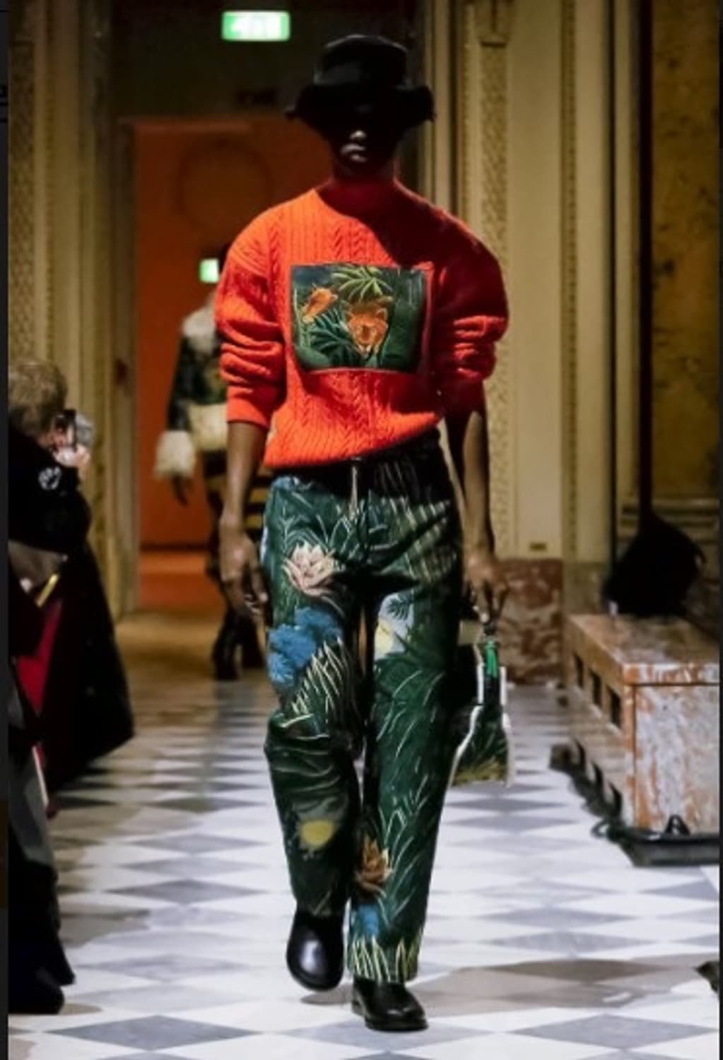 KENZO 겐조 정품 런어웨이 그린 팬츠 새제품 상품이미지3