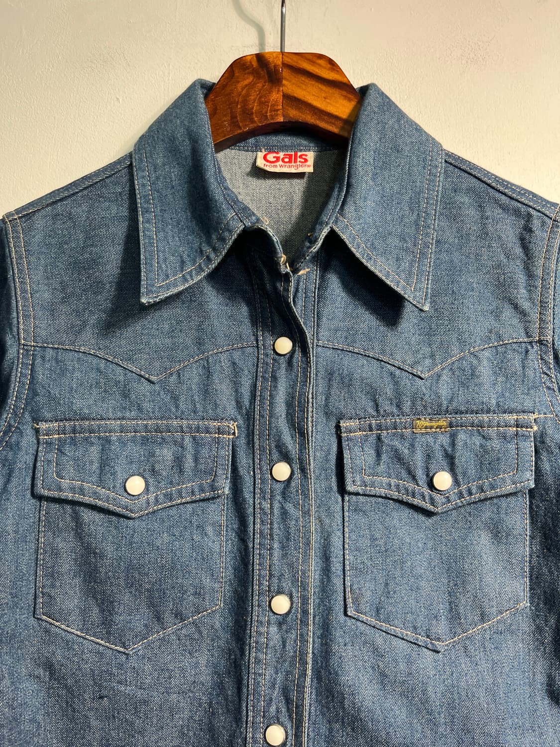 Wrangler 랭글러 데님 셔츠 웨스턴셔츠 청셔츠 상품이미지2