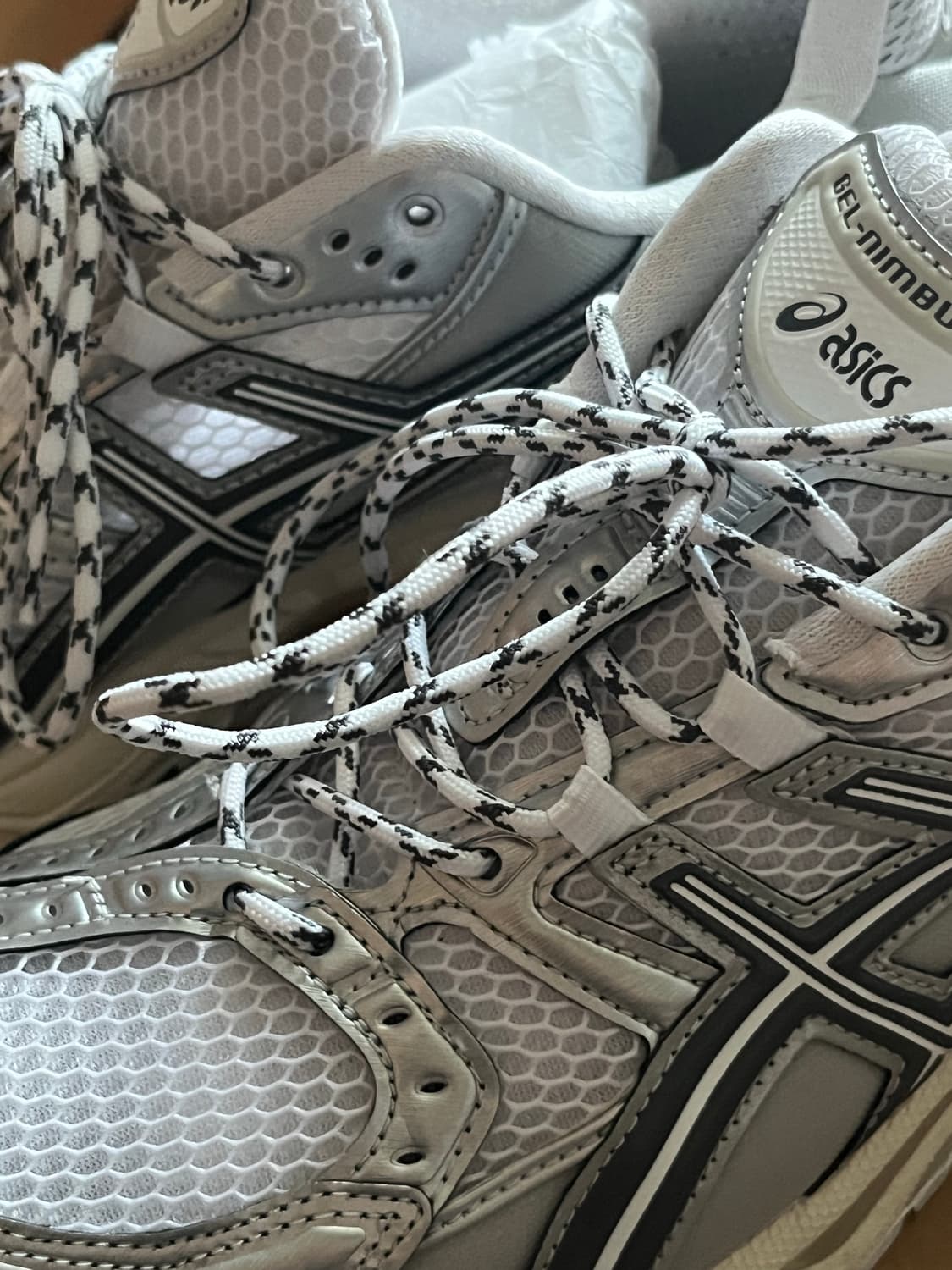 아식스 젤 님버스 10.1 275mm 한국 한정 화이트글레이셔그레이 상품이미지2