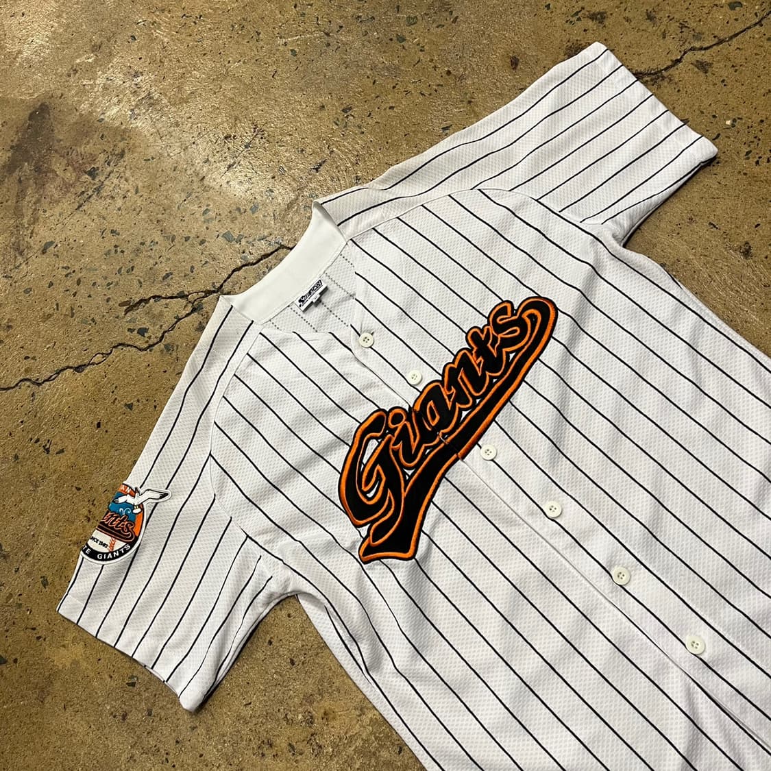 [정품/95]  롯데 자이언츠 올드 홈 스트라이프 유니폼 b17 상품이미지1