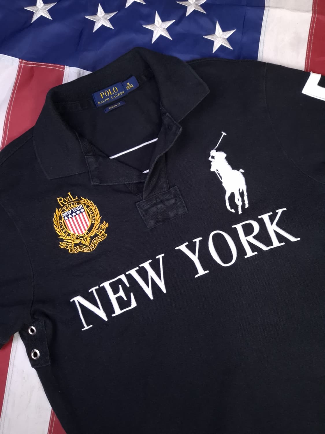 오리지날 폴로 랄프로렌 뉴욕 치프키프 빅포니 카라 반팔티셔츠 상품이미지3