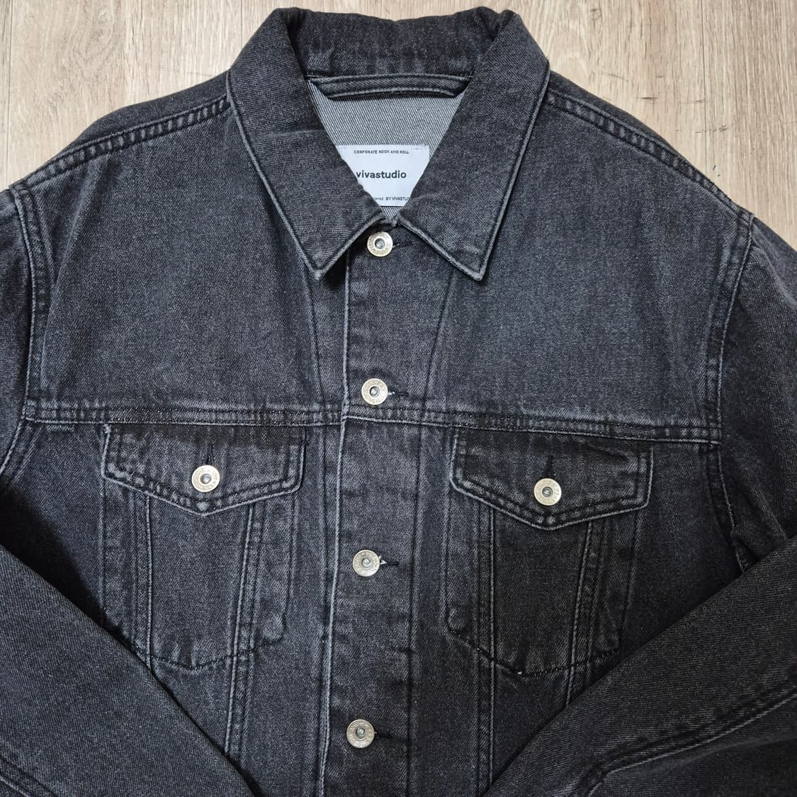비바스튜디오 데님 트러커자켓 L(100) 상품이미지2