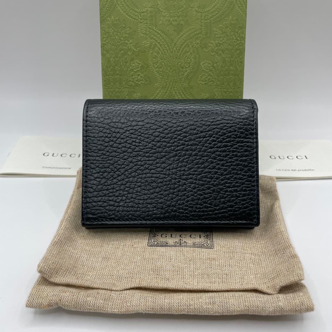 구찌 GG 마몽 카드지갑 블랙 상품이미지4