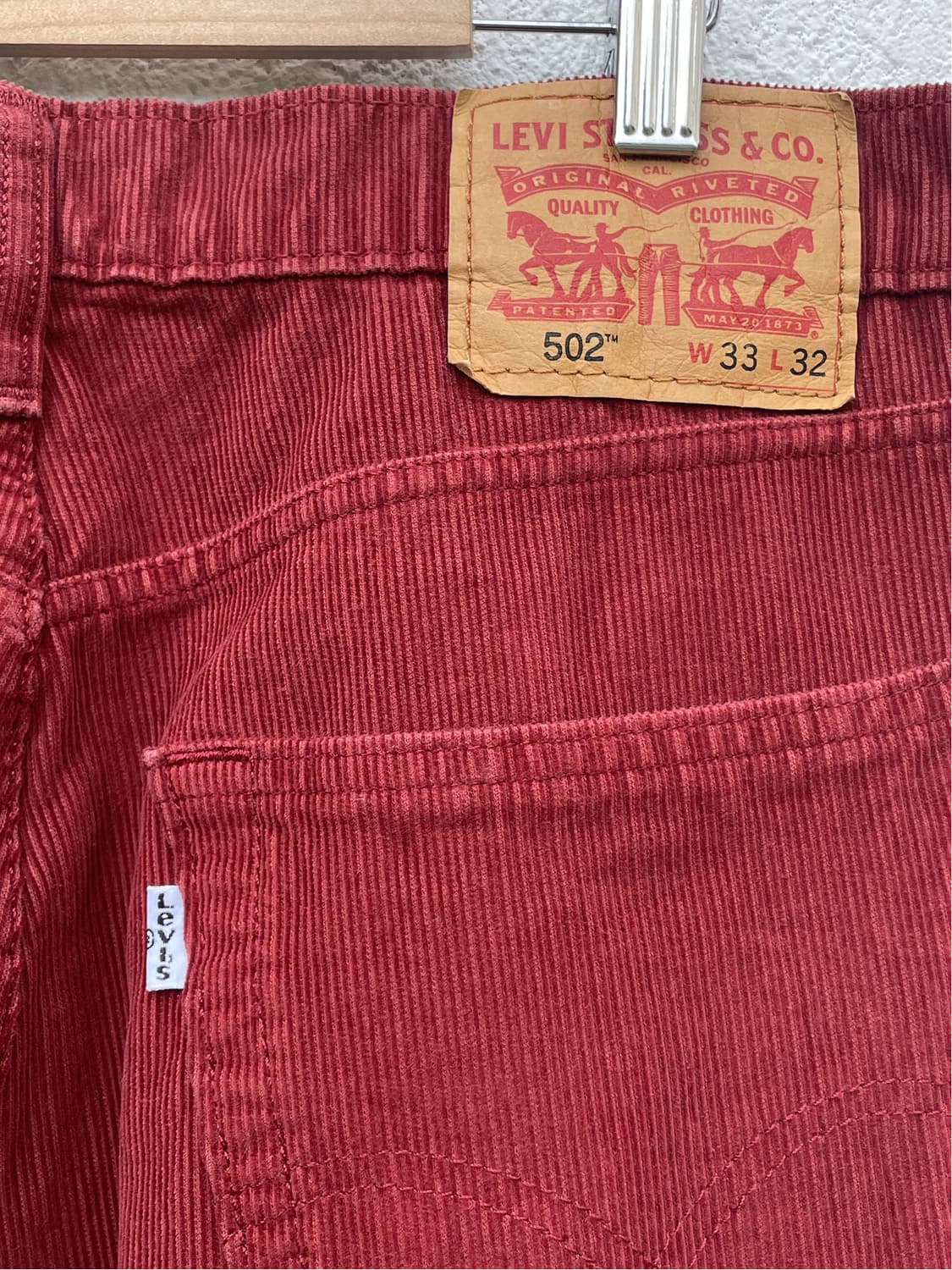 리바이스 502 화이트택 코듀로이 상품이미지3