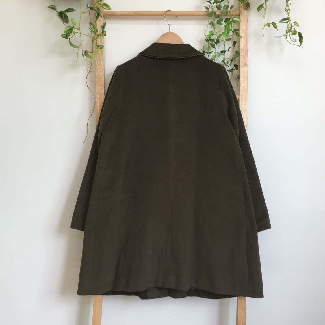 JPN/ 모리걸코트 둥근카라코트 카키코트 모리룩코트 에이라인코트 반코트 상품이미지4