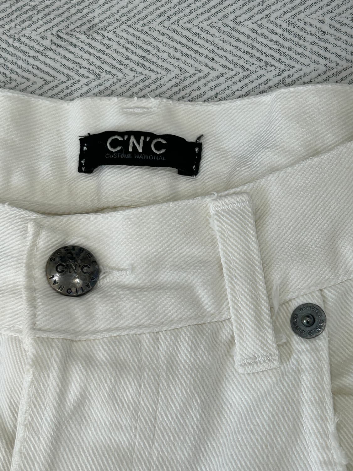 CNC 커스튬인터내셔널 스트리이트 데님 팬츠 아이보리 상품이미지6
