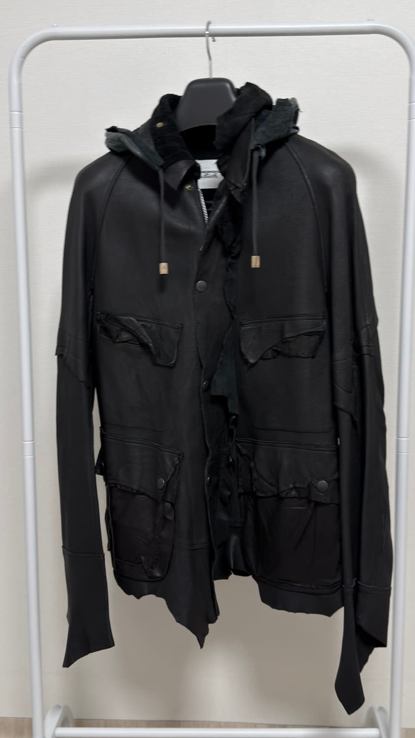 솔로이스트 13aw 러프아웃 디어스킨 레인자켓 48 상품이미지1