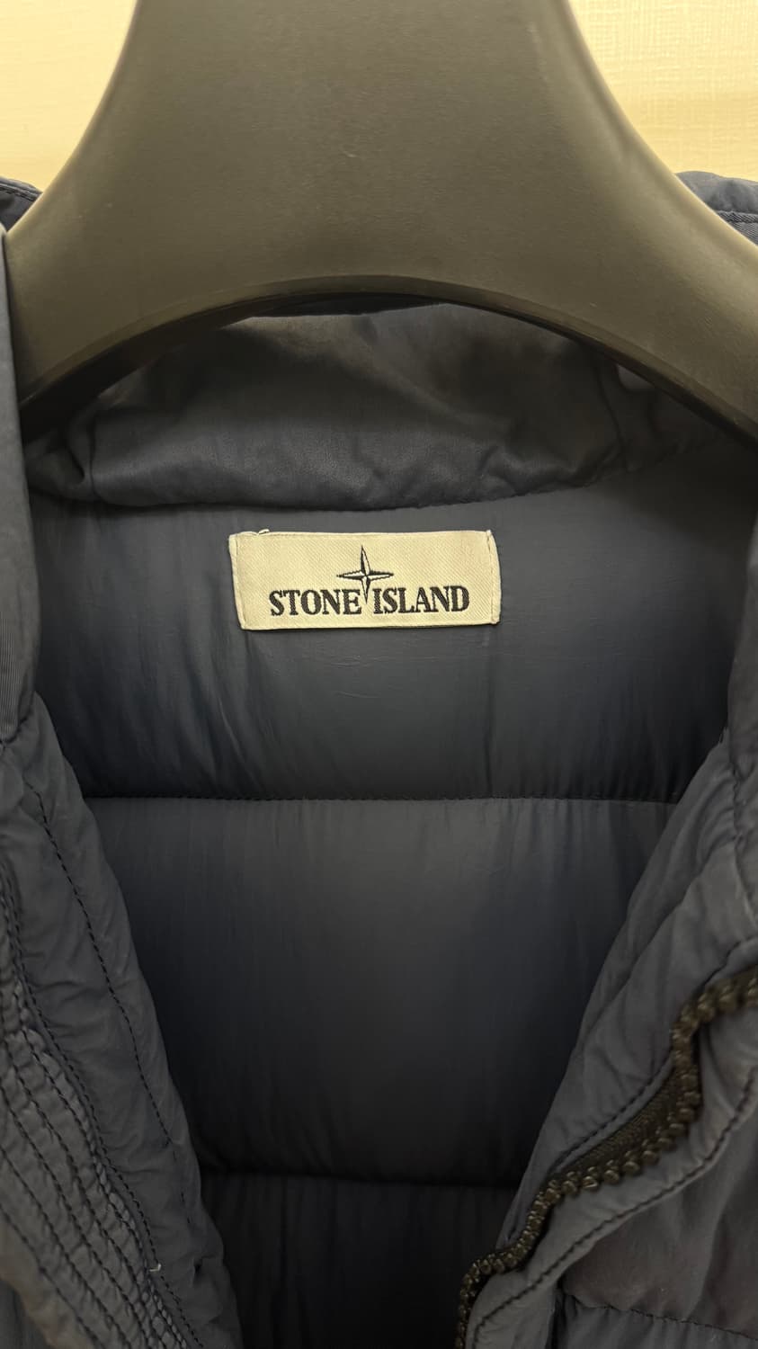 (M/100) 스톤아일랜드 오가닉 필 텔라 패딩 네이비 상품이미지4