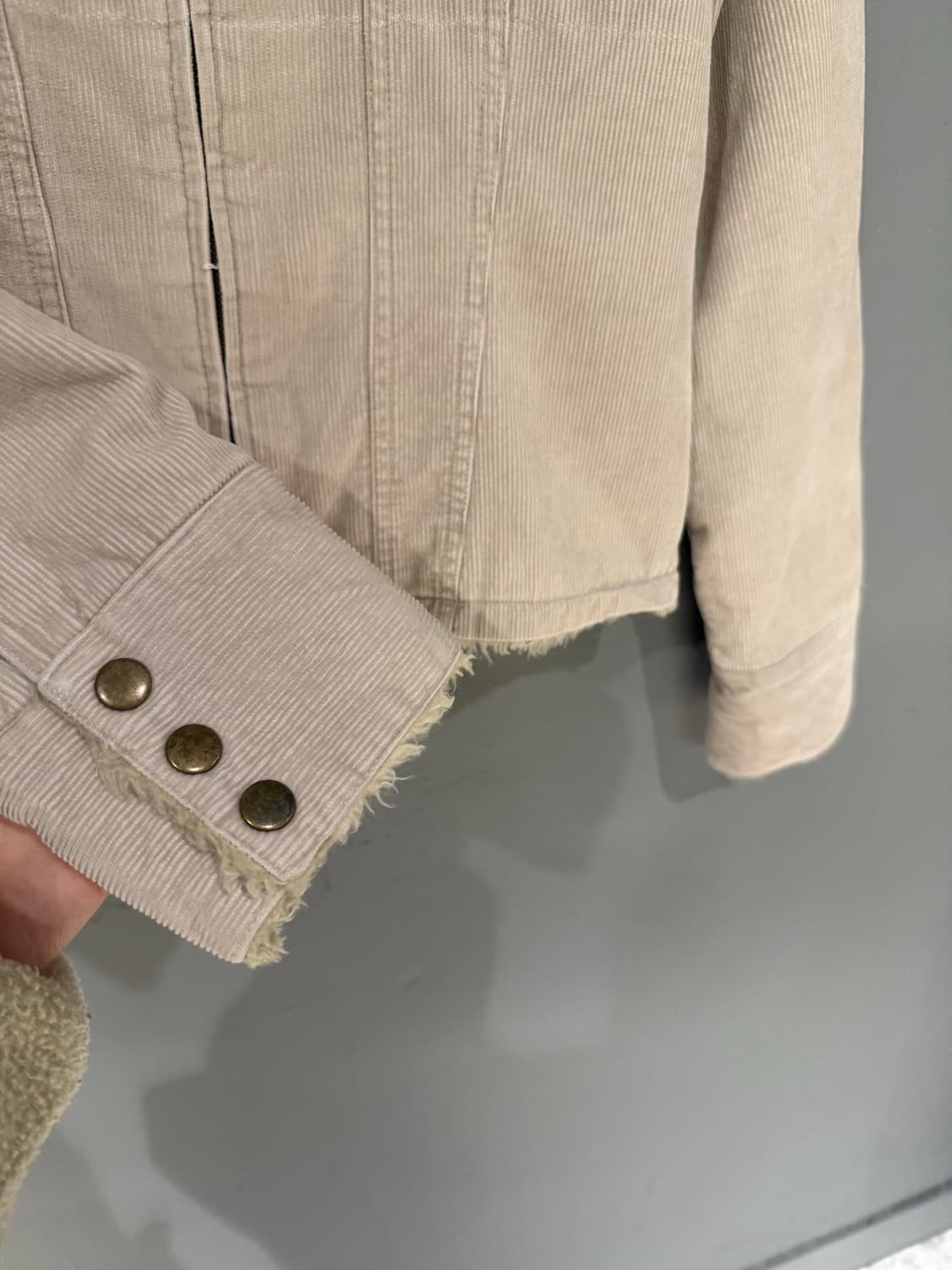 2-pocket fur trimming jacket 상품이미지7